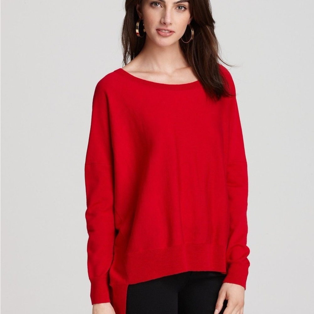 Eileen Fisher merino wool bateau neck sweater